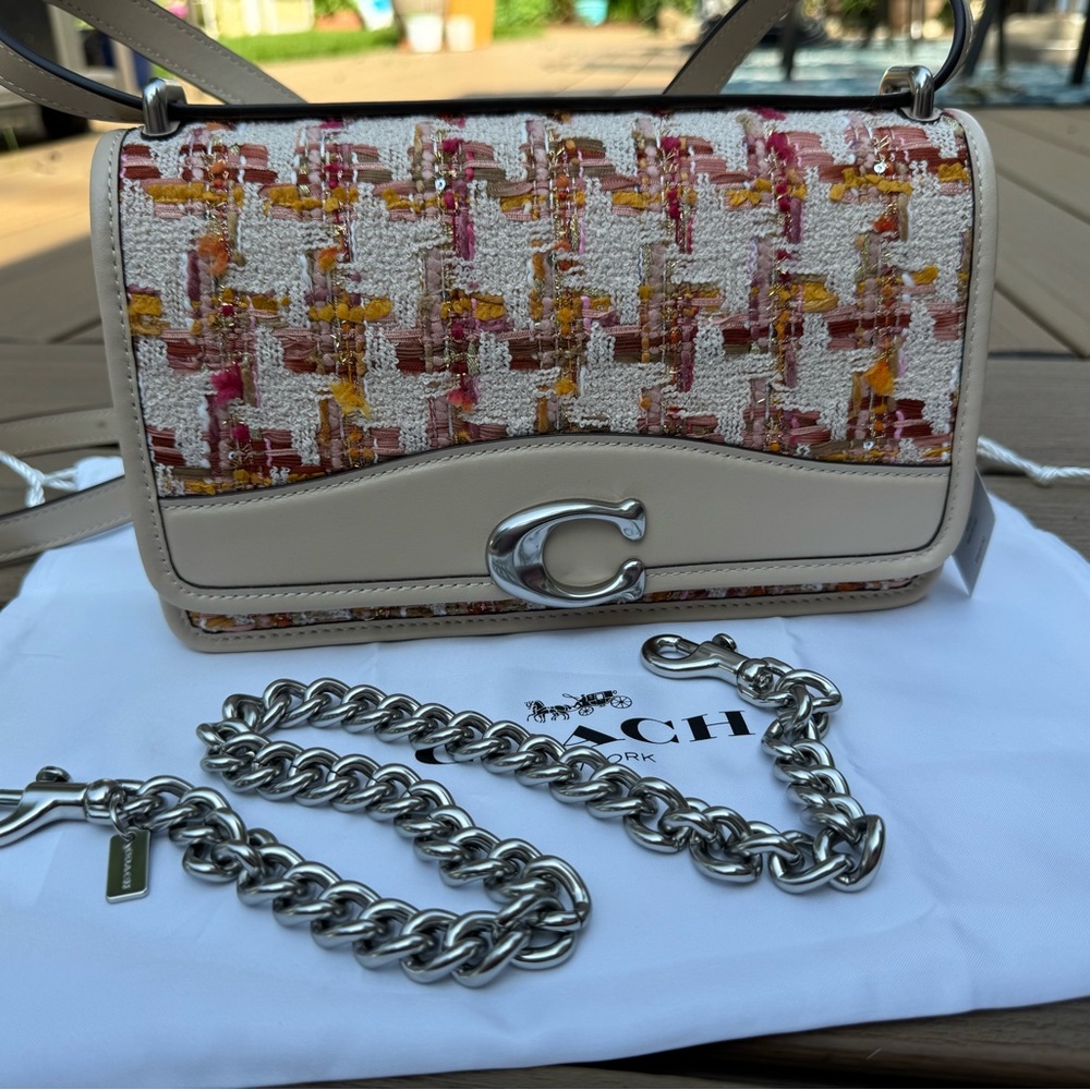 Coach Tweed Bandit Shoulder Bag CP153 - Picture 9 of 15